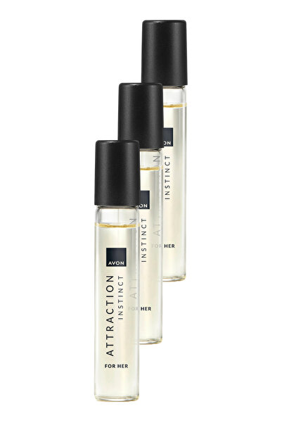 AVON Attraction Instinct Çanta Boyu Kadın Parfüm Edp 10 Ml. Üçlü Paket