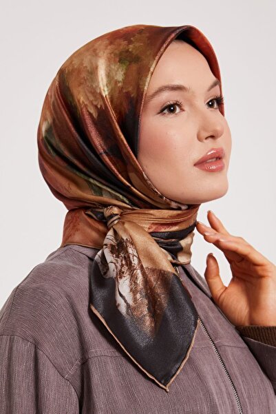 Levidor Batik Color Transition Pattern Sparkling Crystal Scarf