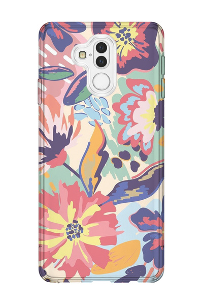 lelia حافظة هاتف شفافة مطبوعة متوافقة مع هاتف هواوي ميت 20 لايت |   مجموعة فل...