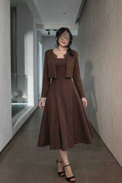 Jood Modern embroidered jacket dress