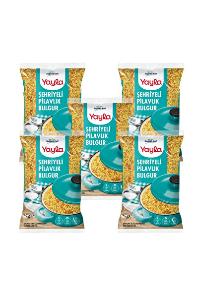 Yayla Şehriyeli Pilavlık Bulgur 1 kg x5