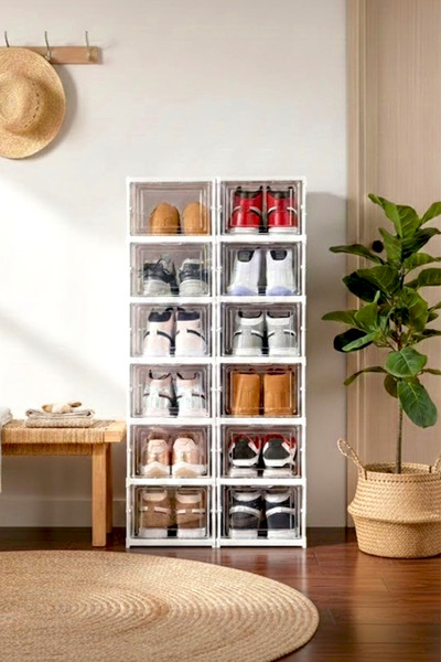 Kitchen Life Dulap și rafturi portabile, pliabile, multifuncționale, cu 6 com...