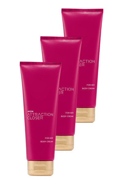 AVON Attraction Closer Vücut Losyonu 125 Ml. Üçlü Paket