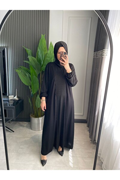 SARE BOUTIQUE Women's Hijab Dress with Decorations