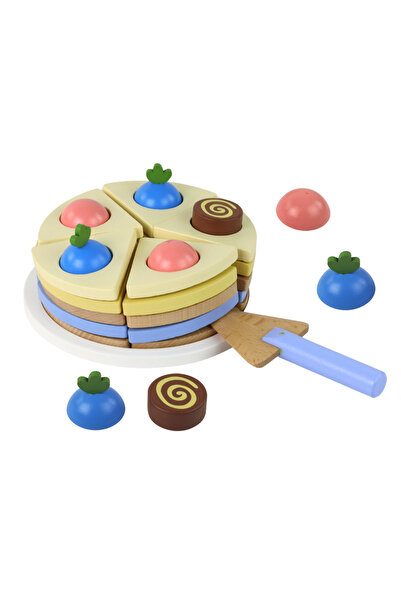 Three top online Wooden Cake Cake Pieces 8 pieces