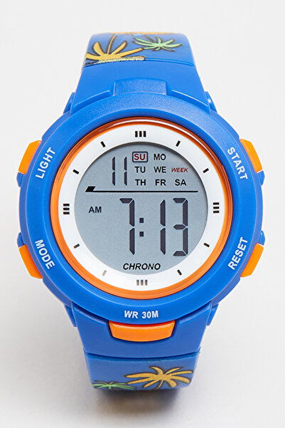 R&B Boy's Dark blue Printed Digital Watch