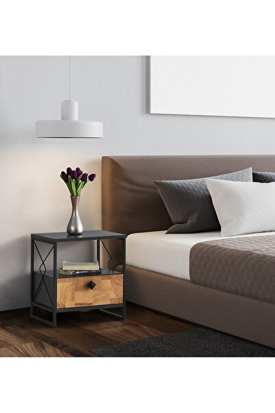 Talis Altunizade Bedside Table, Anthracite