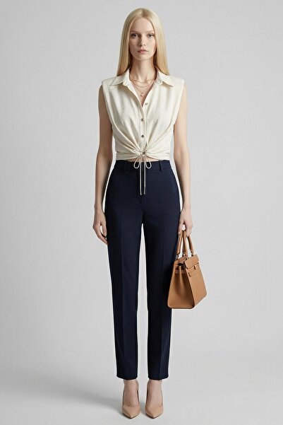 Rays 251166 Zero Sleeve Tie-Up Shirt Beige