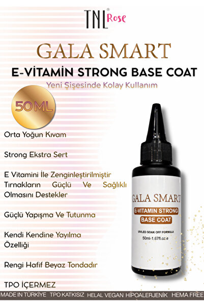 gala smart TNL Rose E-Vitamin Strong Base Coat 50 ML