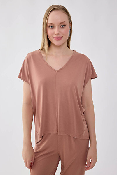 Vitrin V-neck long back blouse