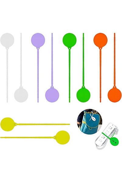 The Bros عبوة من 10 أربطة كابلات قابلة لإعادة الاستخدام، وأربطة قابلة للتعديل...