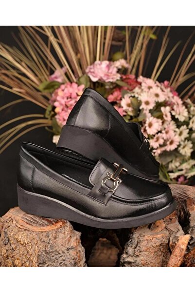 Kuum London K152505 Pantofi casual pentru femei, cu talpă cu pană și cataramă