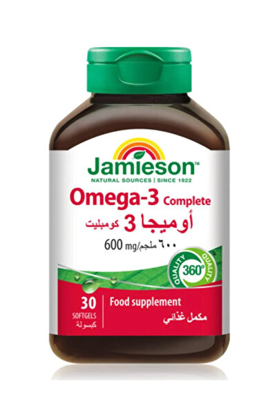 Jamieson Laboratories جاميسون أوميغا 3 كومبليت 30 كبسولة هلامية