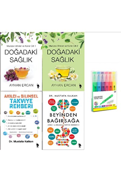 Nemesis Kitap Doğadaki Sağlık 1-2 + Akılcı Bilimsel Takviye Rehberi 1-2 / 4 K...