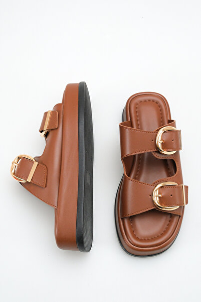 DELSOLERA Women's Lightweight, Stylish, Comfortable Slippers with Buckle Deta...