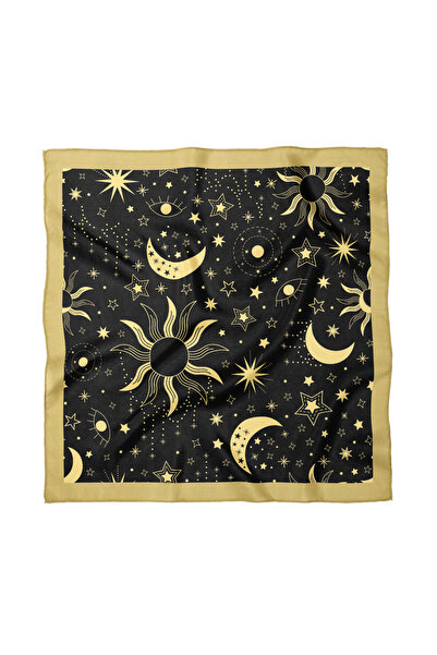 Sultan İpek وشاح/باندانا بنمط فضائي 50x50 سم