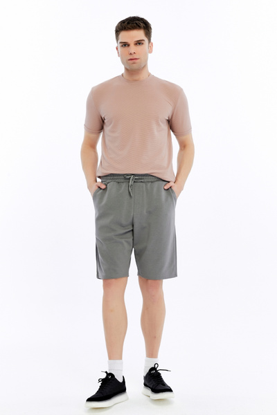 trender شورت قطني ممشط للرجال