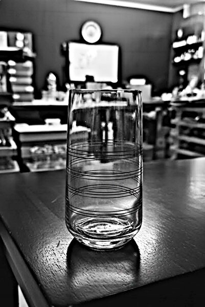 DECOSTYLE Trim Silver Paşabahçe 420015 Glass 6 Pcs