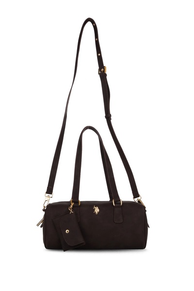 U.S. Polo Assn. Women's Shoulder Bag Brown Us26221 – Casual Stylish Design, L...