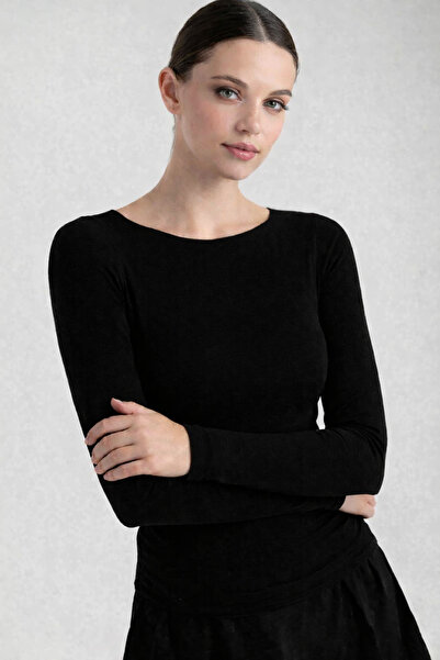 NOFLEN Ultra Soft Boat Neck Blouse White