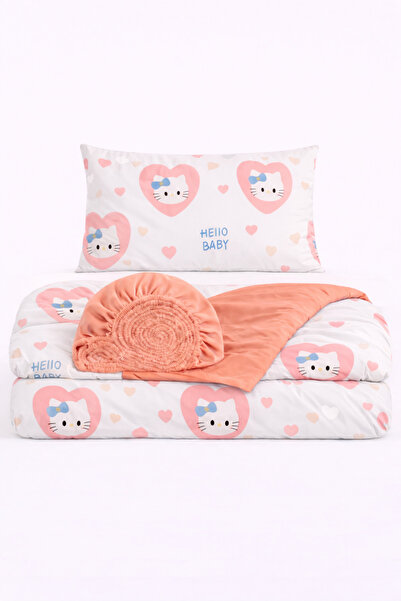 İQON Elastic Sheet Duvet Cover Set Single Size Otlt1 Hllo Bby Byz