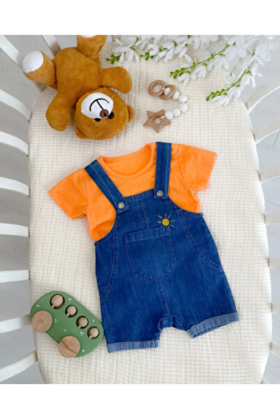 hümabebe Güneş Pocket Detail Shoulder Snap T-Shirt Summer Slopet Set of 2