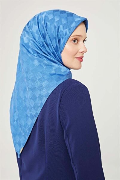 Levidor Синя жакардова шарф-палантин - Dama