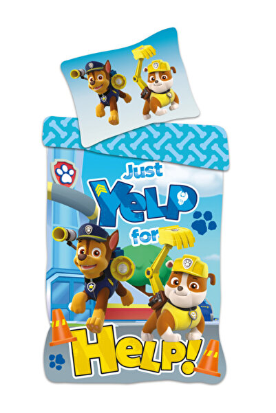 PAW PATROL Paw Patrol Help! children's bedding 100×135cm, 40×60 cm