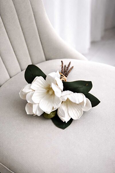 YONCA ART CONCEPT YAPAY MANOLYA ÇİÇEK BİTKİ DEKORASYON 25 CM