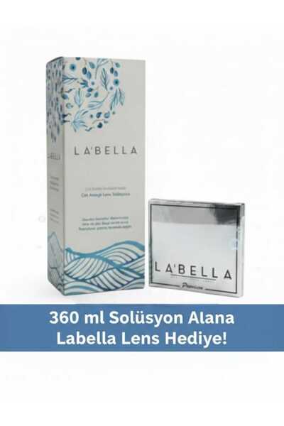 Labella 360 ml Çok Amaçlı Lens Solüsyonu + Premium Green Lens Hediye