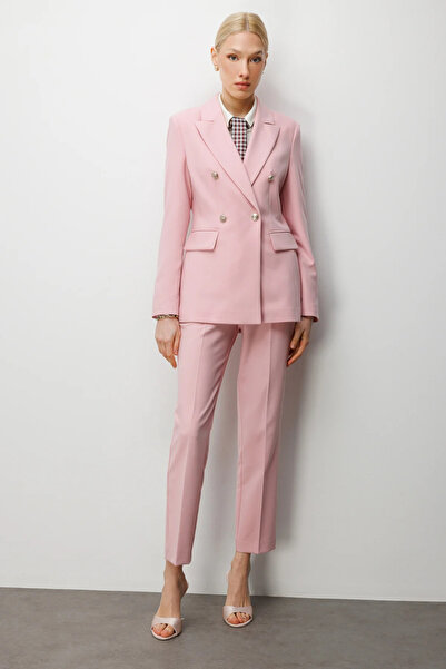 Ekol Kruvaze Yaka Kapak Cepli Ceket 1006