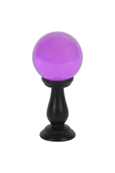 OEM Crystal Ball on Stand, Purple Crystal Ball, 18x9x9 cm