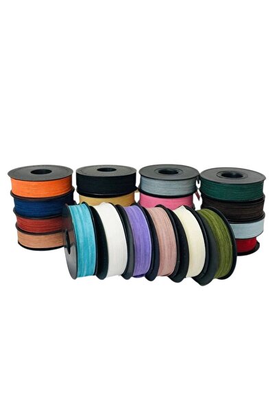 Butik Center Linen Ribbon Spool DIY and Bouquet Decoration Linen Ribbon DIY 1...