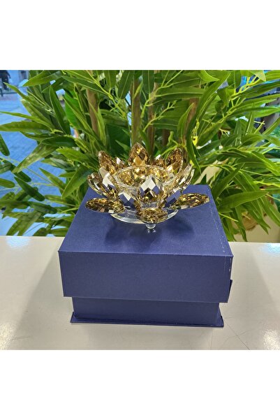 goldhomedesign Kristal Gold Nilüfer Mumluk