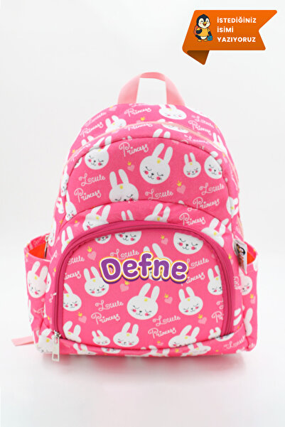 Hevi Kids HeviKids Kişiye Özel İsimli Anaokulu Çantası - Pembe Tavşan | 3–15 ...