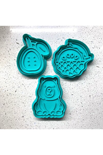 Craftelle 3-Pack Capybara and His Favorite Fruits Guava Fruit with Bread Tree...