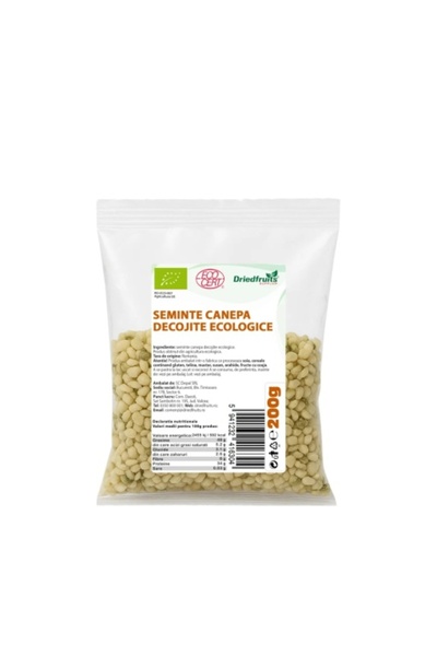 Driedfruits Seminte de canepa decojite BIO - 200 g