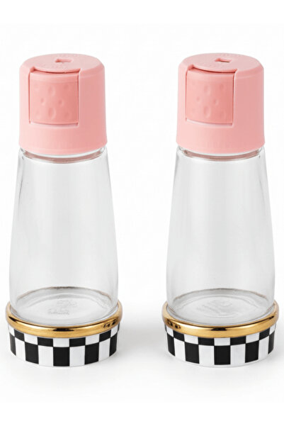 Mayflower طقم رشاشات ملح وفلفل من الزجاج والسيراميك