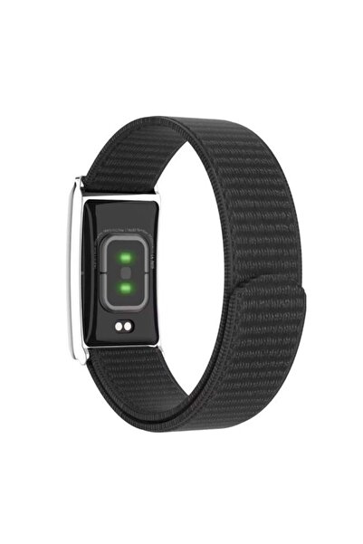 porodo TrackFit Smart Fitness Band with 2 Nylon Straps (Black & Orange) - 128...