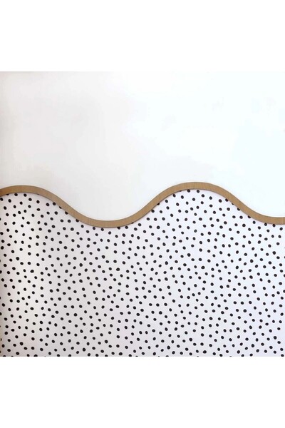 DECOMALL ( PP-57 ) Bebek & Çocuk Odası Ahşap Oval Bordür 3mm Kabartmalı Şerit...