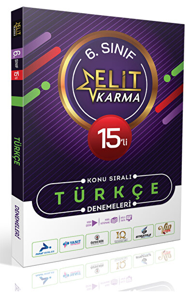 paraf yayınları ELİT KARMA 6. SINIF TÜRKÇE 15'Lİ BRANŞ DENEMESİ