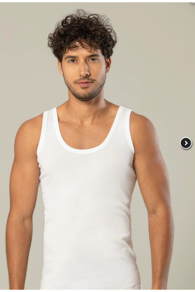 Erdem Men'S, White, 100% Cotton, Combed Cotton 3-Piece Undershirt