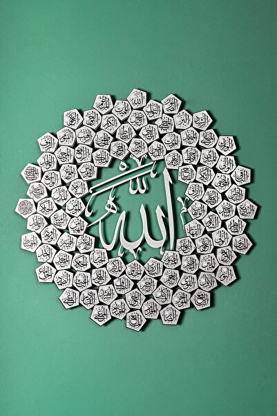 Saatistan Etkileyici İslami Metal Duvar Sanatı, Ev ve Ofis Dekorasyon için Şı...