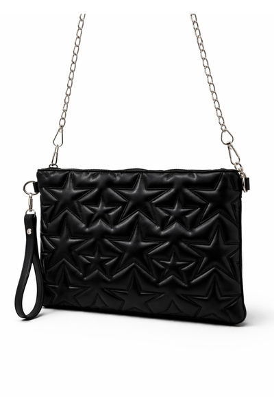 edaçanta Kadın yıldız desenli portföy çanta