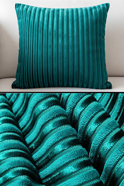 B'DEKOR DÖŞEMELİK KUMAŞ Koltuk Örtüsü Kırlent Yastık ve Puf Kumaşı Zümrüt Yeş...