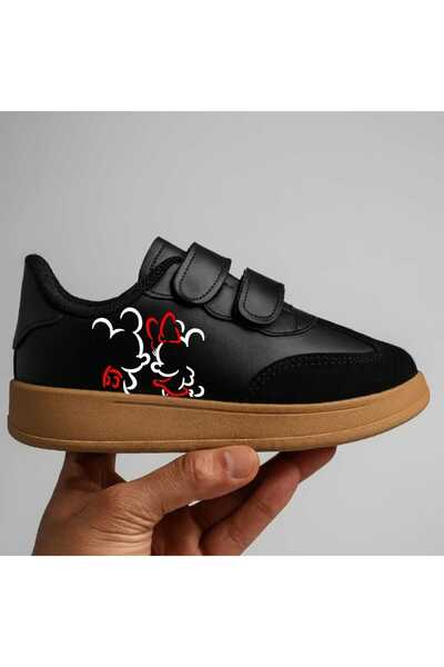 lias desing Pantofi sport cu bandă pentru fete și băieți, imprimați