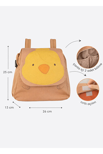 kitikate Mini Bag Backpack Orange Chick