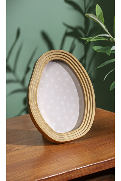 Eq deco Oval Gold Dekoratif Fotoğraf Çerçevesi