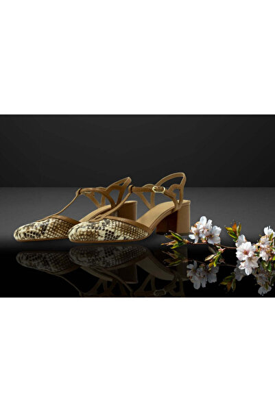 EZRA LUXURY COLLECTION 'Serpenta' T-Strap Heels