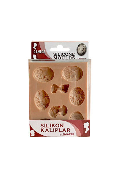 Smarta 100x130x15mm Silikon Kalıp Cameos /